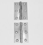 2-1/2" - 62mm Zinc Plated Butt Hinges for Small Projects, Sheds etc. (1838)